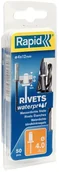 Nity - Rapid Nity wodoszczelne  śr. 4 x 12 mm 50 szt. - miniaturka - grafika 1
