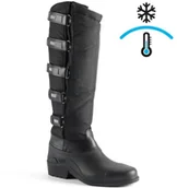 Buty do jazdy konnej - Kerbl Ciepłe buty jeździeckie na rzep unisex - miniaturka - grafika 1