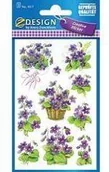Scrapbooking - Naklejki papierowe Fiołek - miniaturka - grafika 1