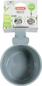 Akcesoria dla gryzoni - Zolux Miska plastikowa NEO do zawieszenia śr. 12 cm kol. szary Dostawa GRATIS od 99 zł + super okazje - miniaturka - grafika 1