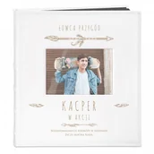 Albumy fotograficzne - NA Murrano Album z Okienkiem Prezent Urodziny Grawer Łowca Przygód ALB-BO-BK-CO2-035 - miniaturka - grafika 1