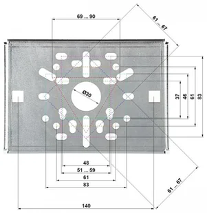 UCHWYT NA SŁUP OR-625S OR-625S - Akcesoria do monitoringu - miniaturka - grafika 3