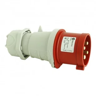 TP Electric Wtyczka przenośna 4P 32A IP44 400V 7614 3126-301-1601 - Osprzęt siłowy - miniaturka - grafika 3