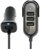 Ładowarki samochodowe - Forever TelforceOne Ładowarka samochodowa PC-01 (4 x USB | 5,8 A) dla pasażerów GSM036169 - miniaturka - grafika 1