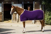 Derki dla konia - Equi-theme Derka polarowa letnia z pasami Equi-Theme - fiolet 4007360 - miniaturka - grafika 1