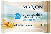 Chusteczki do demakijażu - Marion Chusteczki odświeżające Sea Breeze o zapachu morskim 1op-15szt - miniaturka - grafika 1