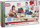 Klocki - Little Tikes klocki Waffle Blocks - Steam Train - miniaturka - grafika 1
