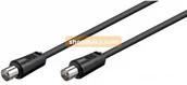 Kable - Goobay antena przewód przyłączeniowy, czarna IEC/Koax-aktorze 68146 - miniaturka - grafika 1