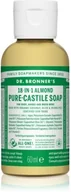 Mydła - Dr. Bronner's Dr Bronners Dr Bronners Almond uniwersalne mydło w płynie 60 ml - miniaturka - grafika 1