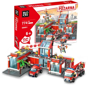 Blocki Straż Pożarna Komenda Straży Pożarnej KB8051 - Klocki - miniaturka - grafika 2