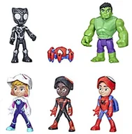 Figurki dla dzieci - Hasbro Spidey and His Amazing Friends Zestaw Ruchomych Figurek, Wielokolorowy, 10 cm / 6 postaci, F1486 F1486FF2 - miniaturka - grafika 1