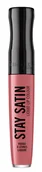 Szminki - Rimmel STAY SATIN Liquid Color - Pomadka w płynie - 130 YUPPIE RIMSLPPL-WPL-01 - miniaturka - grafika 1