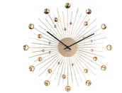 Zegary - Karlsson Zegar ścienny Sunburst crystal gold large by KA4859GD - miniaturka - grafika 1