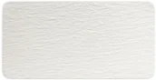 Talerze - Villeroy & Boch Talerz do serwowania podłużny Manufacture Rock blanc 1042402281 - miniaturka - grafika 1
