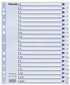 Koszulki na dokumenty - Esselte Indices PP A4 Maxi A- White 100149 - miniaturka - grafika 1