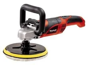EINHELL CC-po 1100 CC-po 1100/2/2 maszyna do polerowania i szlifierka taśmowa do samochodów, 1100 W, 1000 3500 RPM, czerwony/czarny CC-PO 1100/2 - Akcesoria do elektronarzędzi - miniaturka - grafika 2