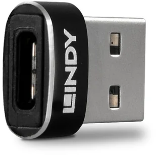 Lindy 41884 Adapter przejściówka) USB 2.0 C/A LY-41884 - Złącza, przejściówki, adaptery - miniaturka - grafika 2