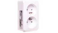 Gniazdka elektryczne - Elektro-Plast NASIELSK Gniazdo nt 2x2P+Z 16A MULTIMEDIA MSF 2000-34 2000-34 - miniaturka - grafika 1
