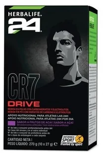 Herbalife CR7 Drive Saszetka - 10x27g Jagód Acai - Produkty energetyczne i izotoniki Herbalife CR7 Drive Saszetka - 10x27g Jagód Acai - Produkty energetyczne i izotoniki - miniaturka - grafika 1