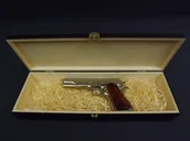 Repliki - broń - Denix SA REPLIKA PISTOLET AUTOMATYCZNY M1911A1.45 W PUDEŁKU MODEL 6312+P02 6312+P02 - miniaturka - grafika 1