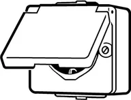 Gniazdka elektryczne - Jung JUNG 620 W gniazdo wtykowe z zestykiem ochronnym 620W - miniaturka - grafika 1