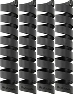 Maskownice do kabli - BlueLounge Zabezpieczenie kabli CableCoil czarne 4 szt. BLUCCO-BL - miniaturka - grafika 1