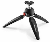 Uchwyty samochodowe do telefonów - Manfrotto Manfrotto PIXI-EVO mini statyw (2 segmenty) (statyw stołowy, do kamer DSLR i urządzeń do 2,5 kg, MTPIXI-EVO), czarny MTPIXIEVO-BK - miniaturka - grafika 1