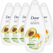 Kosmetyki do kąpieli - Dove Żel pod prysznic Silk Glow 5x 750 ml - miniaturka - grafika 1