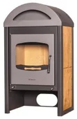 Wkłady kominkowe - HS Flamingo kominek MELAND orzech - miniaturka - grafika 1
