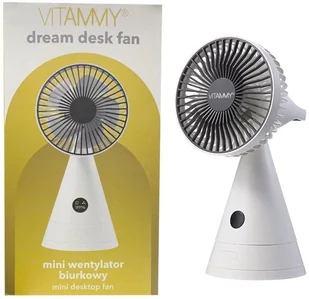 Wentylator Vitammy Dream Desk Fan Szary - Wentylatory - miniaturka - grafika 2