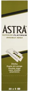 ASTRA żyletki Superior Platinum Double Edge 100szt - Maszynki do golenia i wkłady - miniaturka - grafika 6
