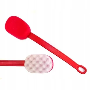 Gąbka Myjka Szczotka Do Mycia Pleców Masażer - Rękawice i gąbki do kąpieli - miniaturka - grafika 2