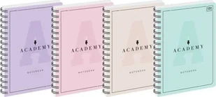 Inter-druk Kołozeszyt B5/100 kratka Academy pastel 90g - Zeszyty szkolne - miniaturka - grafika 2