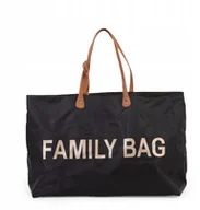 Torby i organizery dla mam - Childhome Torba Family Bag Czarna - miniaturka - grafika 1