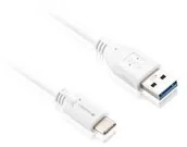 Kable USB - GoGEN Kabel USB USB-C 1m bílý - miniaturka - grafika 1