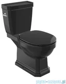 Miski WC - Roca Carmen Rimless miska do kompaktu czarny A3420A7560 - miniaturka - grafika 1