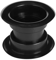 Kratki wentylacyjne - Awenta Tuleja wentylacyjna do drzwi Czarna 55 mm - miniaturka - grafika 1