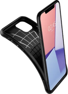 Spigen Etui Liquid Air do Apple iPhone 11 Czarny - Etui i futerały do telefonów - miniaturka - grafika 6