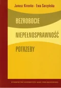 Pedagogika i dydaktyka - Bezrobocie Niepełnosprawność Potrzeby Używana - miniaturka - grafika 1