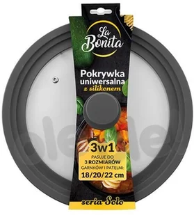 La Bonita La Bonita 18/20/22 cm LB1822POK02 - Pokrywki - miniaturka - grafika 2