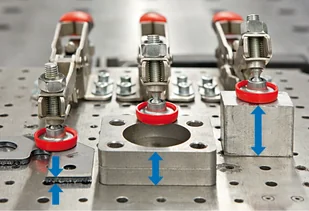 Bessey szybkomocujący docisk kolanowy pionowy z podstawą poziomą i regulacją 35mm [STC-HH20] STC-HH20 - Imadła i ściski - miniaturka - grafika 4
