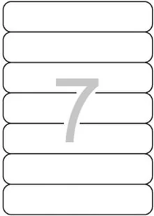 Apli Etykiety samoprzylepne do segregatora 38x190mm, 175szt., białe AP1232 - Etykiety samoprzylepne i bloki etykiet - miniaturka - grafika 2