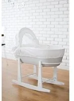 Shnuggle Kosz Mojżesza Dreami ze stojakiem 2w1 - szary - KOSZ MOJŻESZA D SZ - Wanienki dla dzieci - miniaturka - grafika 4