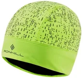 Czapki i chusty sportowe męskie - RONHILL RONHILL Czapka biegowa NIGHTRUNNER BEANIE fluo żółta - miniaturka - grafika 1
