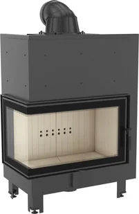 Kratki.pl Marek Bal Kominek powietrzny stalowy MBO lewy BS 15 kW 200 Szyba gięta MBO/L/BS/SG - Kominki wolnostojące Kratki.pl Marek Bal Kominek powietrzny stalowy MBO lewy BS 15 kW 200 Szyba gięta MBO/L/BS/SG - Kominki wolnostojące - miniaturka - grafika 1