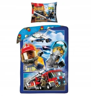 140x200 Pościel Lego Strażak Straż Pilot Samolot - Pościel dla dzieci - miniaturka - grafika 6