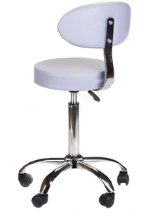 Beauty System Taboret kosmetyczny z oparciem BD-9934 lawenda BD-9934/3330 - Krzesła i taborety kosmetyczne - miniaturka - grafika 4