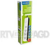 Przedłużacze i rozgałęźniki - Reinston Reinston ALZ012 listwa zasilająca 4 gniazda 1,5 m biały ALZ012 - miniaturka - grafika 1