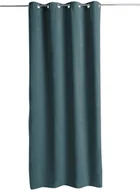 Zasłony - Atmosphera Zasłona okienna kurtyna na przelotkach kolor niebieski 140 x 260 cm B07TDYKB1N - miniaturka - grafika 1