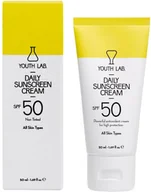 Kremy do twarzy z filtrem - YOUTH LAB. YOUTH LAB YOUTH LAB Ochrona przeciwsłoneczna Daily Sunscreen Cream SPF 50 Non Tinted All Skin Types 50 ml - miniaturka - grafika 1